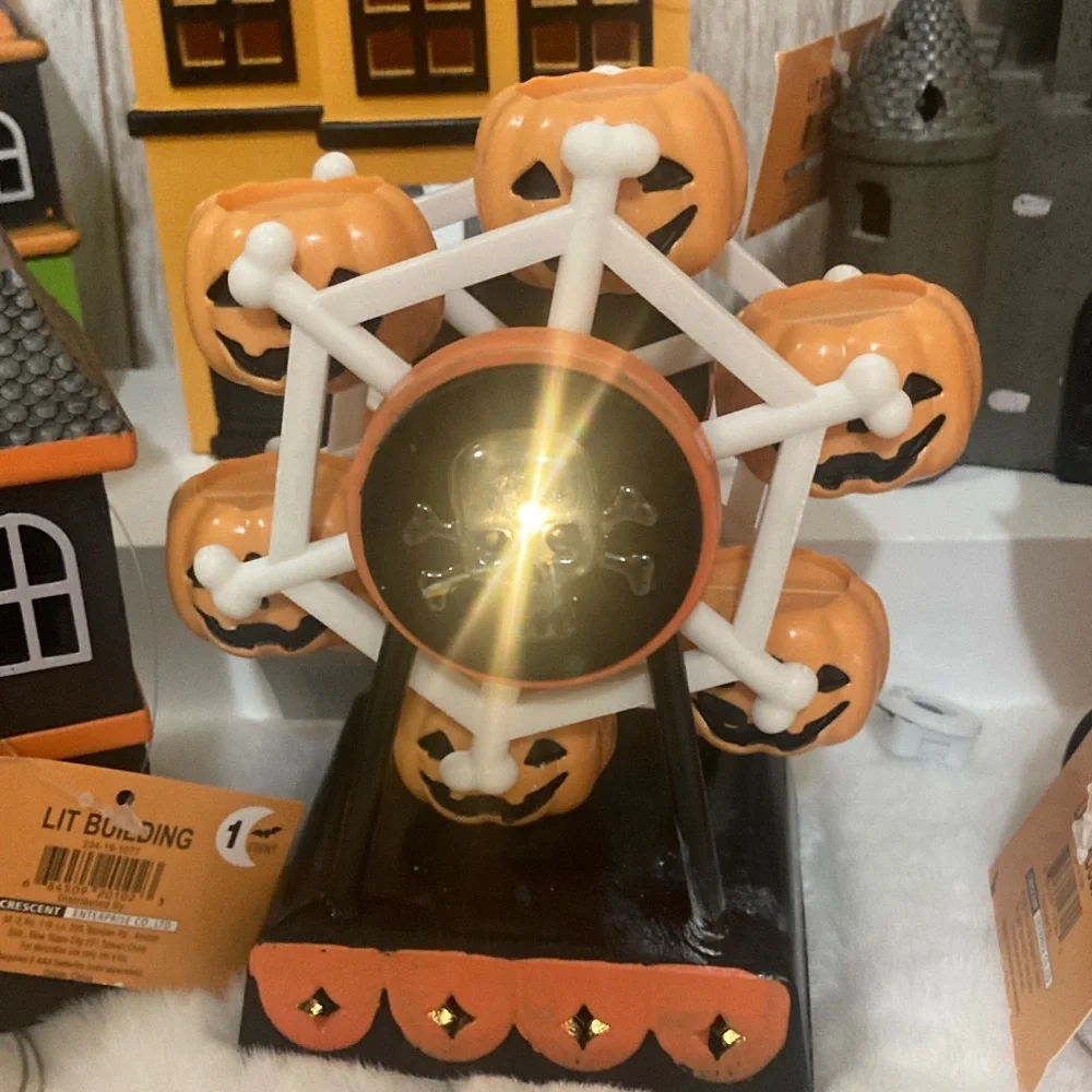 Target BP Halloween Village Set with Ferris Wheel and Carousel